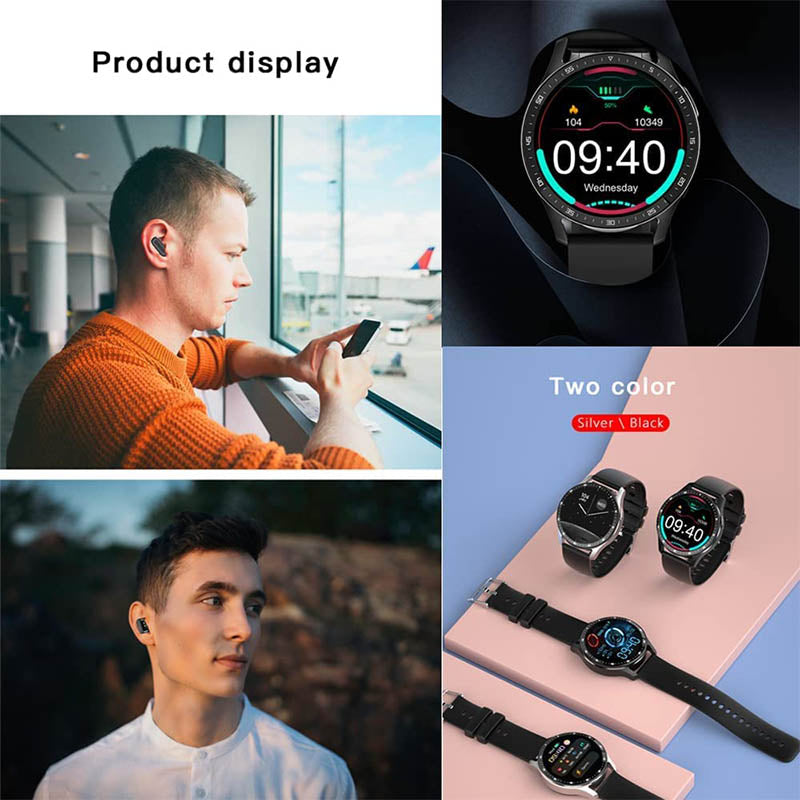 🔥SMARTWATCH 2 ÎN 1 CU CĂȚI