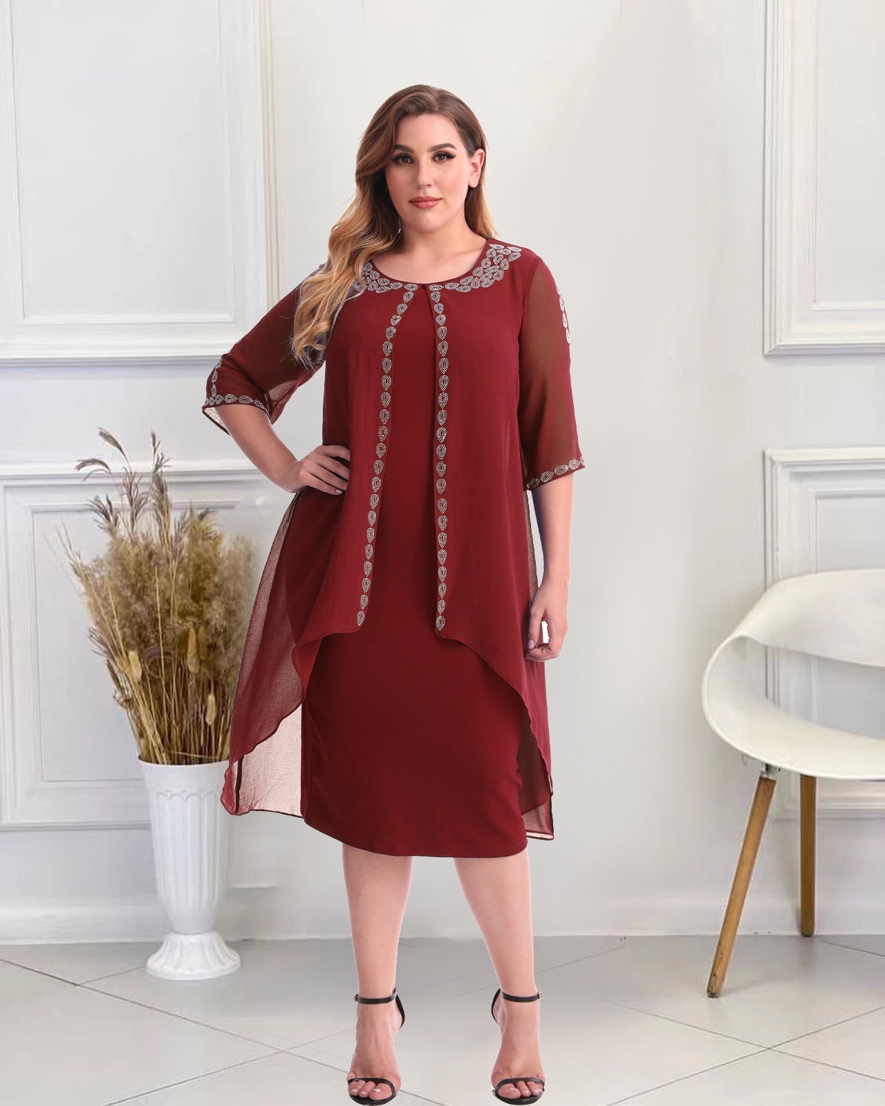 Rochie eleganta de dama plus size