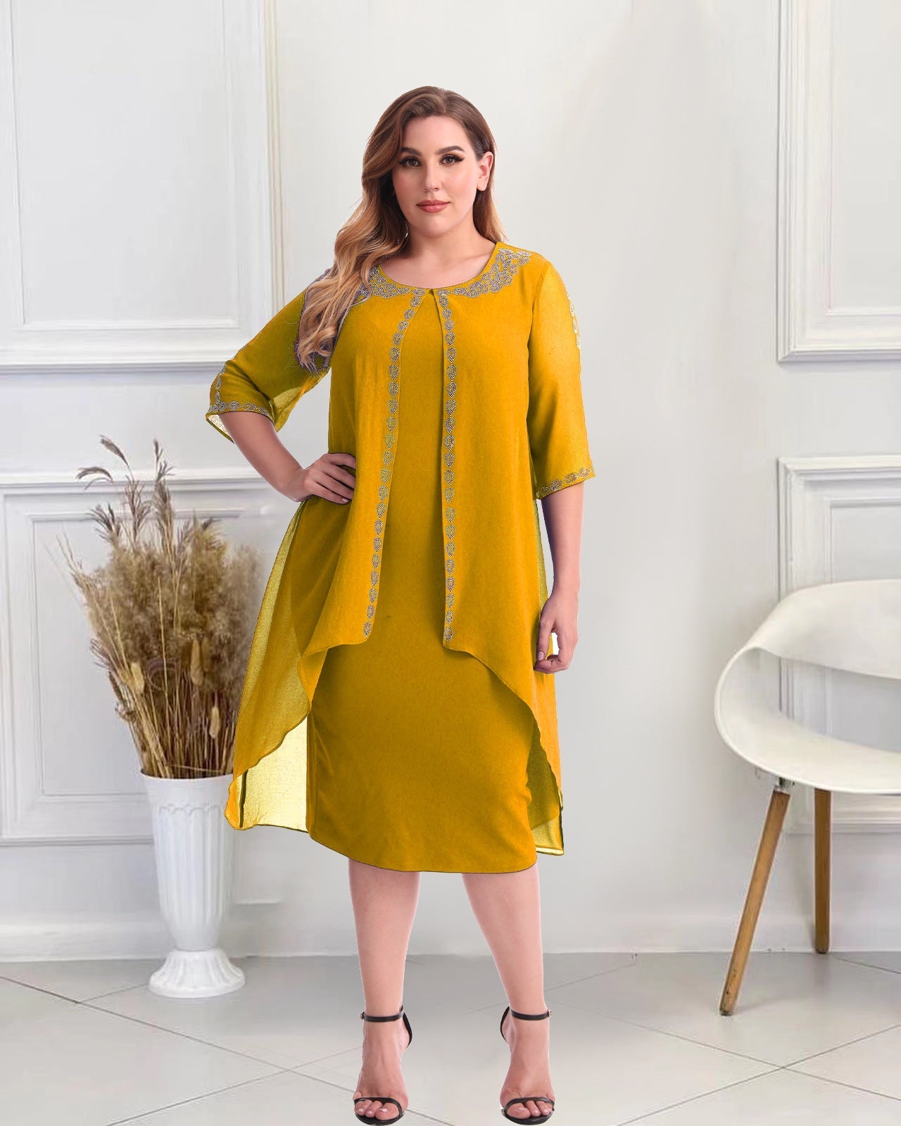 Rochie eleganta de dama plus size