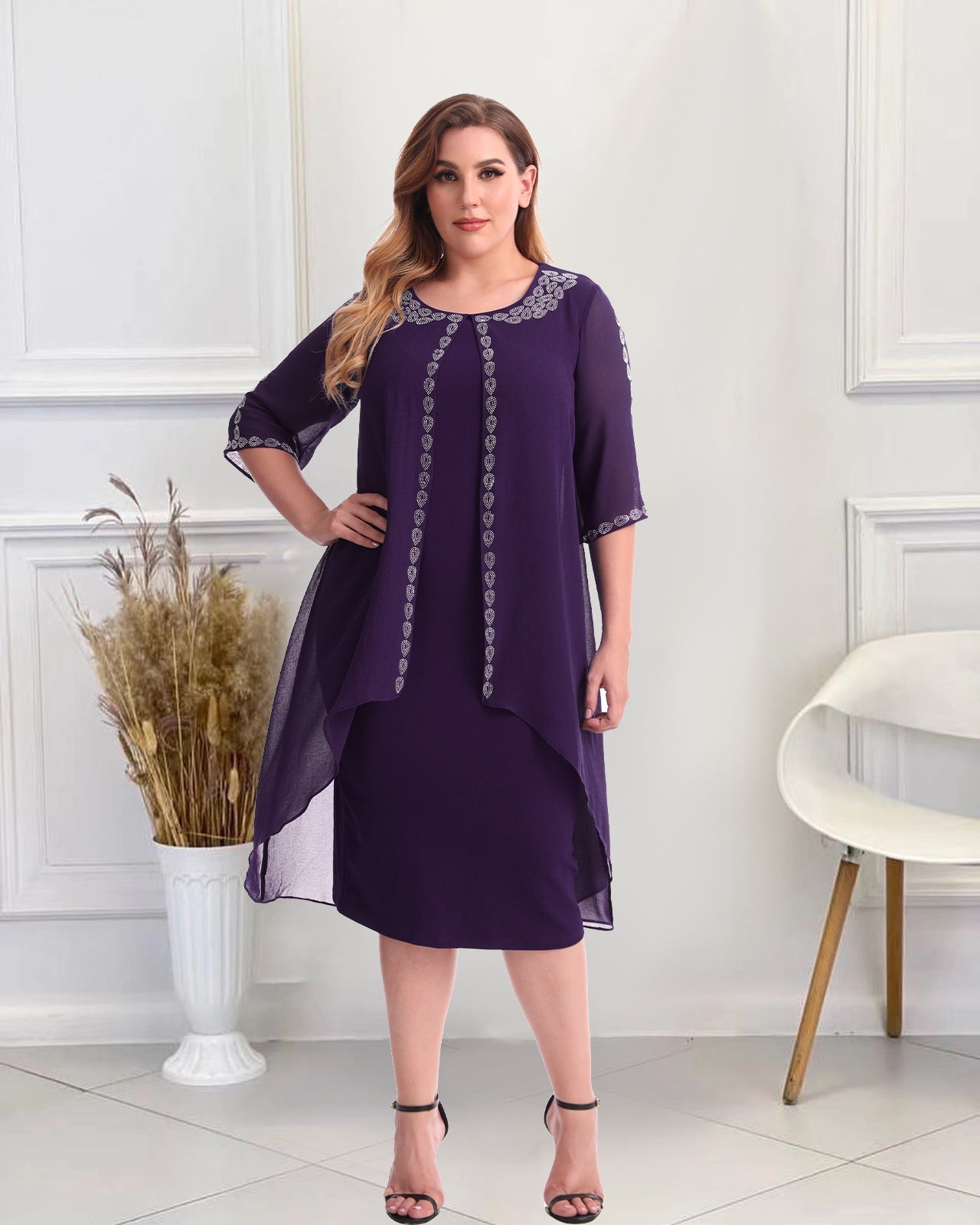 Rochie eleganta de dama plus size