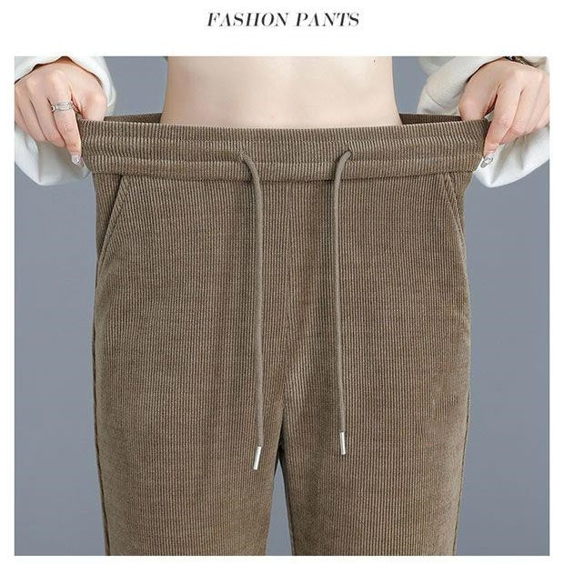 🔥Oferte fierbinți de iarnă🔥 Pantaloni de jogger din catifea de pluș pentru femei