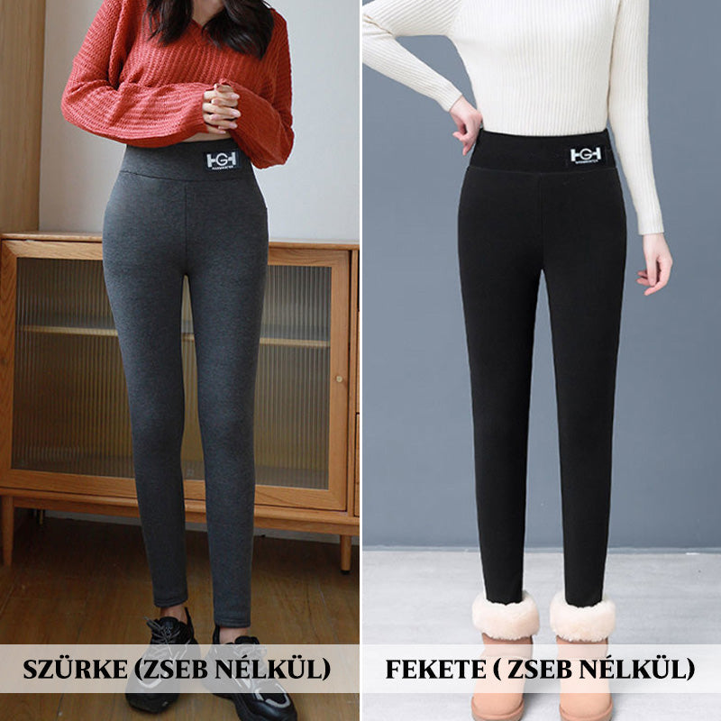 Pantaloni skinny din cașmir termo la modă pentru femei