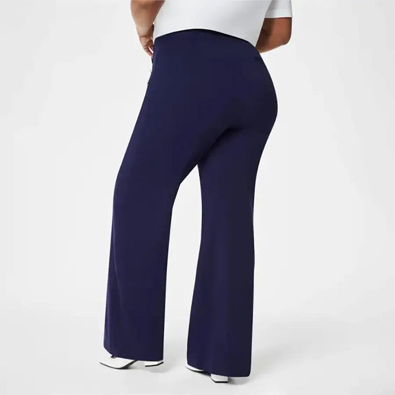 🔥 Pantaloni de damă Plus Size cu talie înaltă și picioare largi