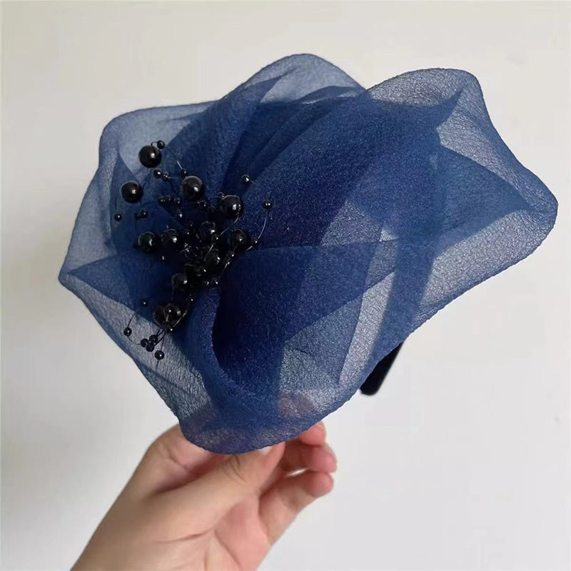 2025 Design nou 🌸 Fascinator cu bentiță vintage din organza