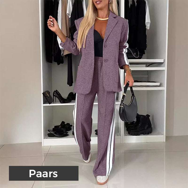 Set jachetă casual din 2 piese și pantaloni de antrenament pentru femei