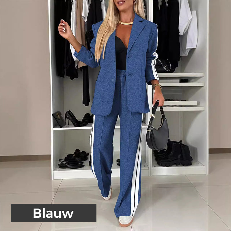 Set jachetă casual din 2 piese și pantaloni de antrenament pentru femei