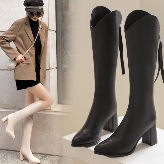 【✨Produse noi 2025】👢Pantofi eleganti de dama cu toc inalt cu varf ascutit