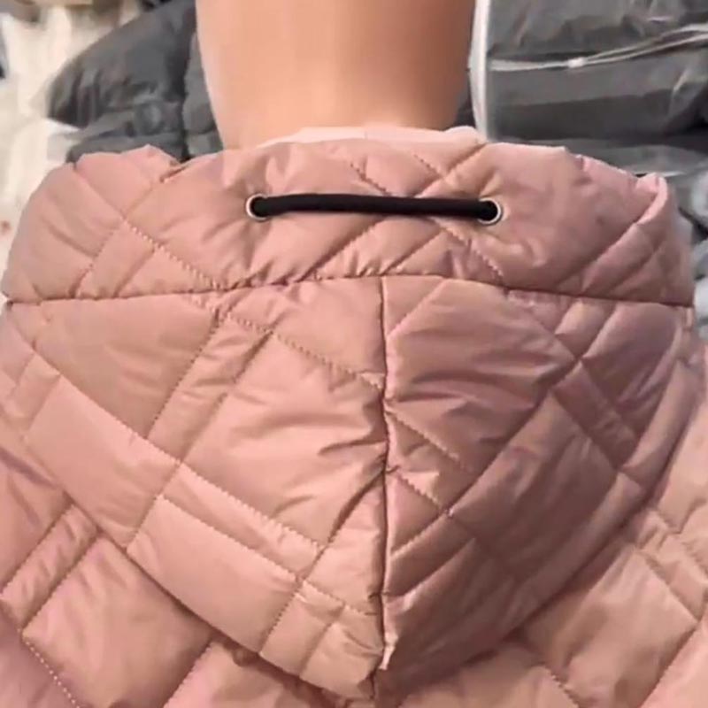 🔥【S-3XL】 Parka Coat la modă pentru femei cu gât înalt și lungime de șold