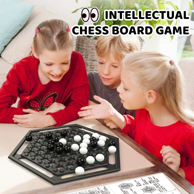 🎁Vânzare de Anul Nou 49% OFF🔥Negru și alb Intellectual Șah Board Game Set