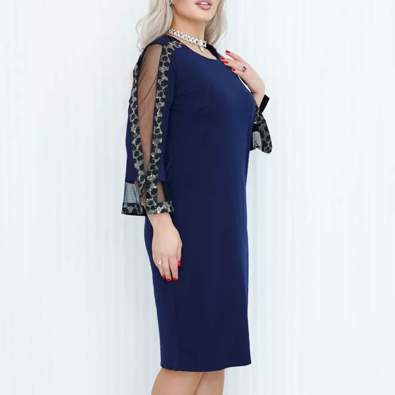 Noua rochie eleganta patchwork