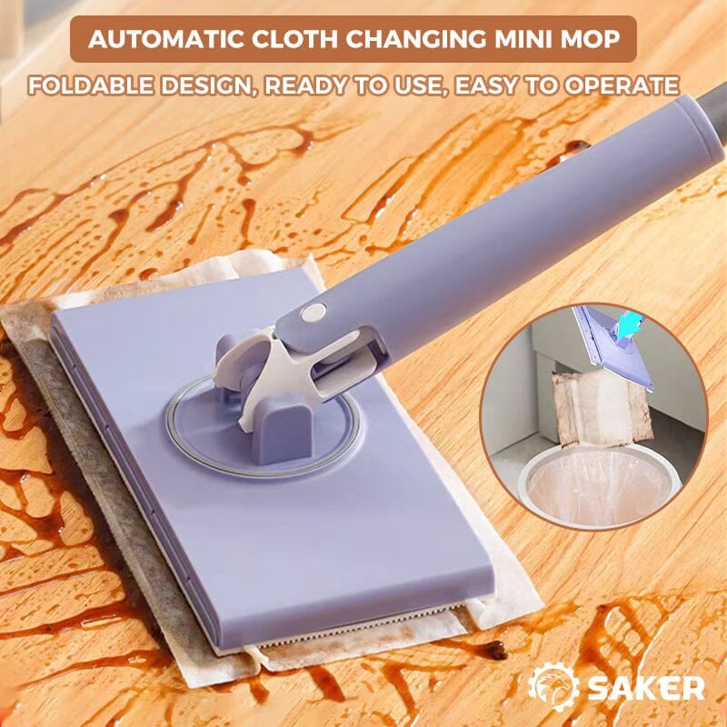 ✨Mini mop cu schimbare automată a cârpei