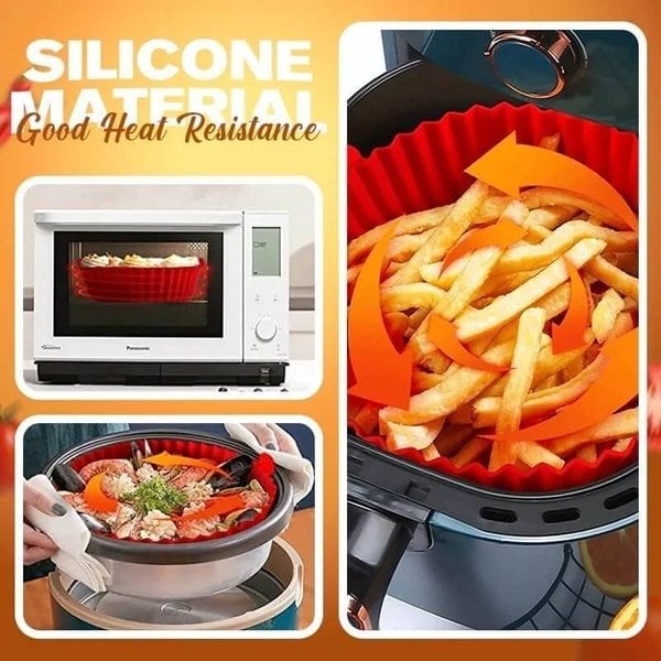 🔥 Cumpără 3 și primești 2 gratuit 🔥Tavă de copt din silicon Air Fryer🥘