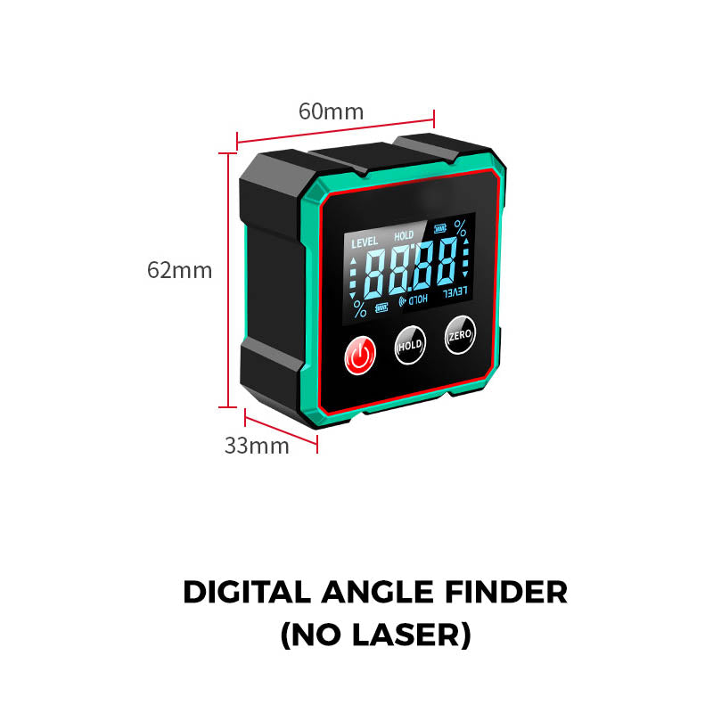 Raportor digital magnetic cu laser electronic